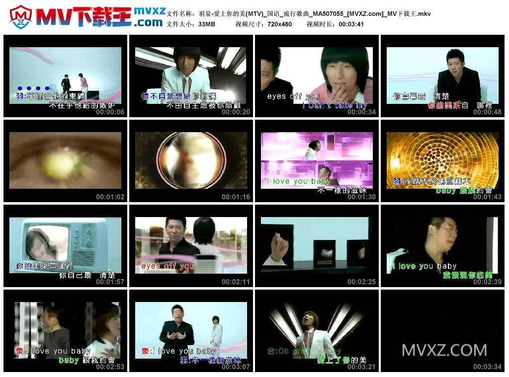 羽泉-爱上你的美(MTV)_国语_流行歌曲_MA507055